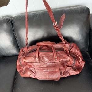 Leather Weekend/Duffel Bag